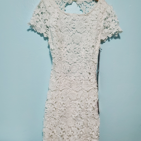 LULUS WHITE DRESS - Picture 1 of 4